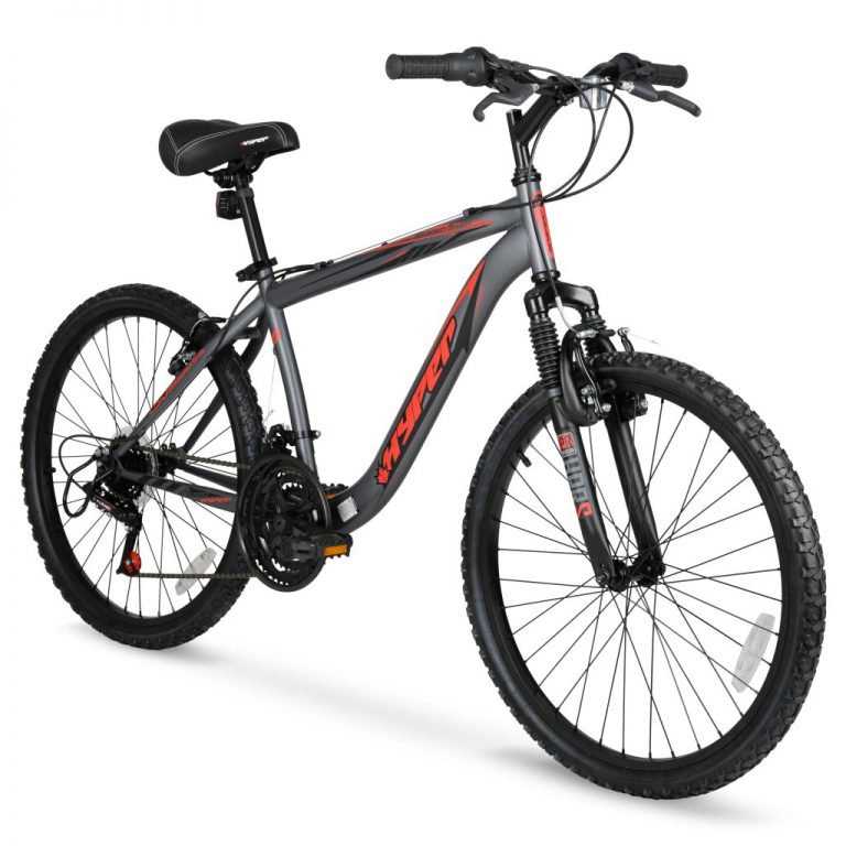 24in Hyper Boundary Trail Men’s MTB Hard Tail Grey / Red